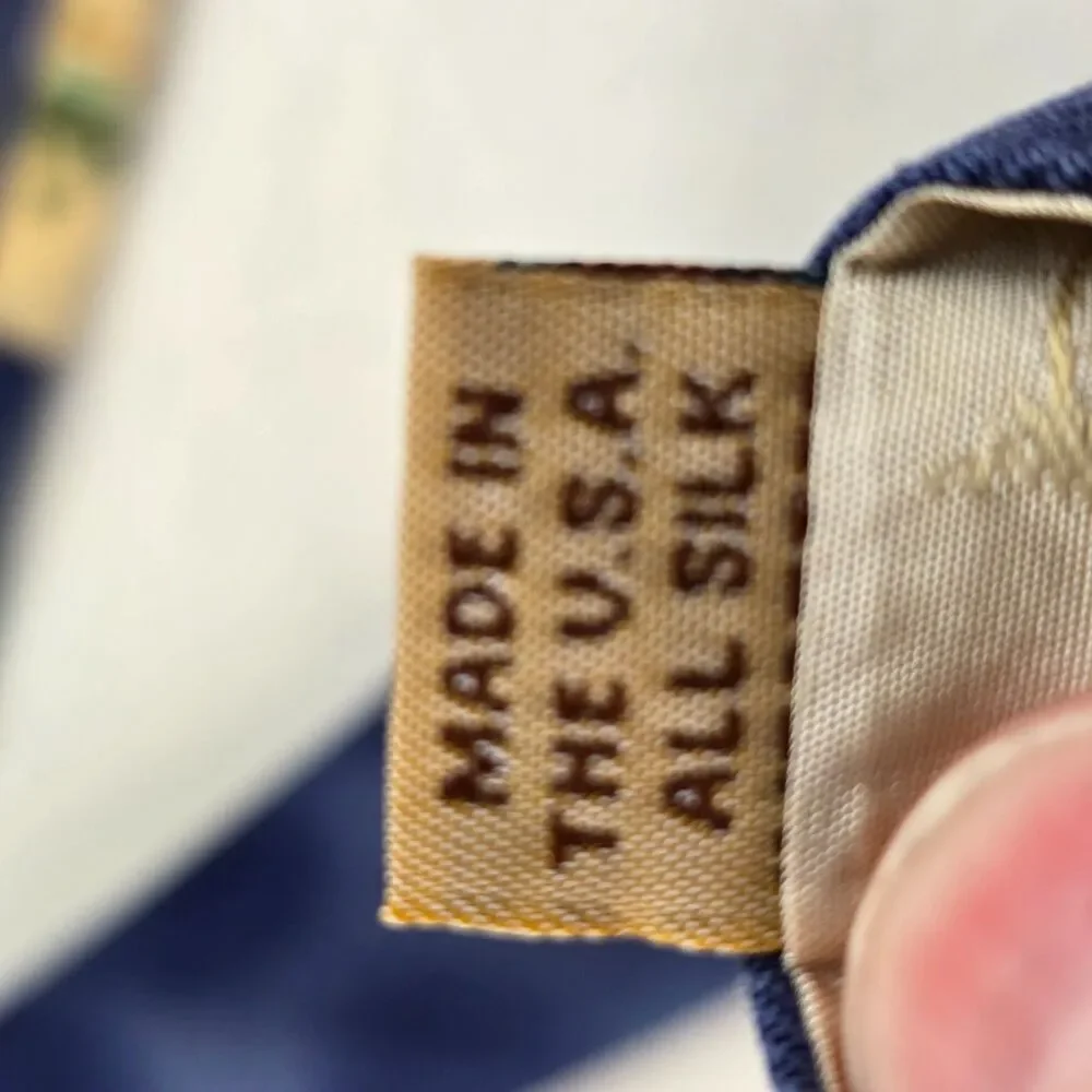 Tommy Bahama Tie Mens Silk Nautical Fishing Marlin Print Necktie Nautical Rope